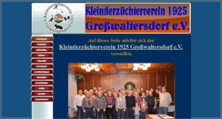 Desktop Screenshot of klzv1925-grosswaltersdorf.de
